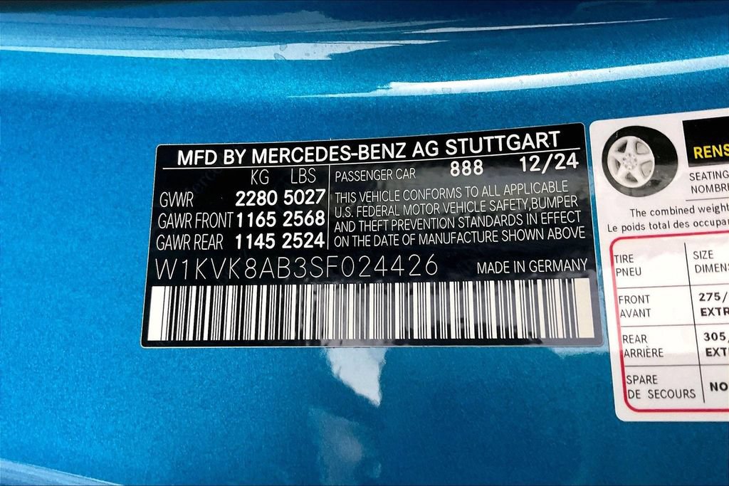 Certified 2025 Mercedes-Benz SL 55 AMG 4MATIC image 25
