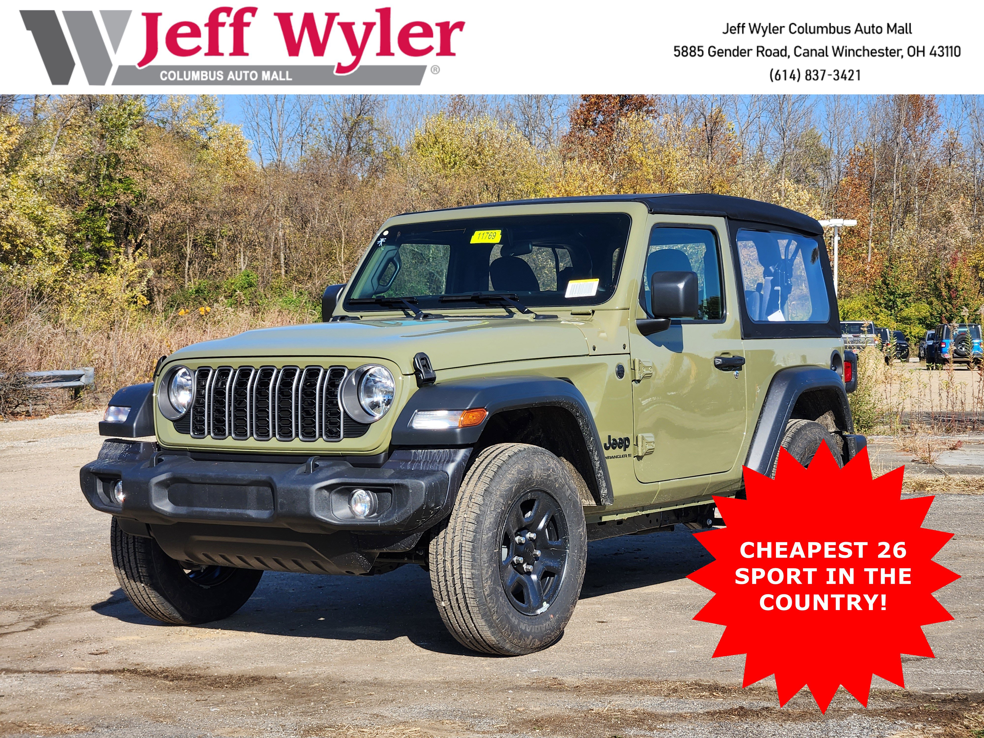 Used 2026 Jeep Wrangler Sport AWD/4WD image 1