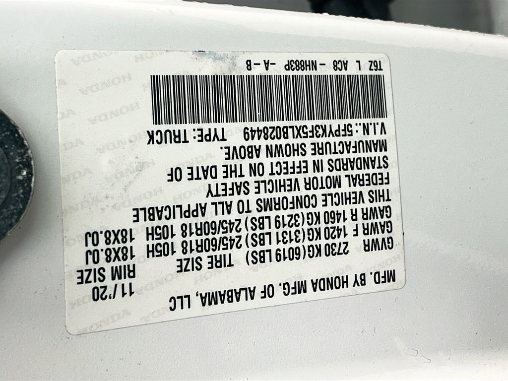 Used 2020 Honda Ridgeline RTL image 32