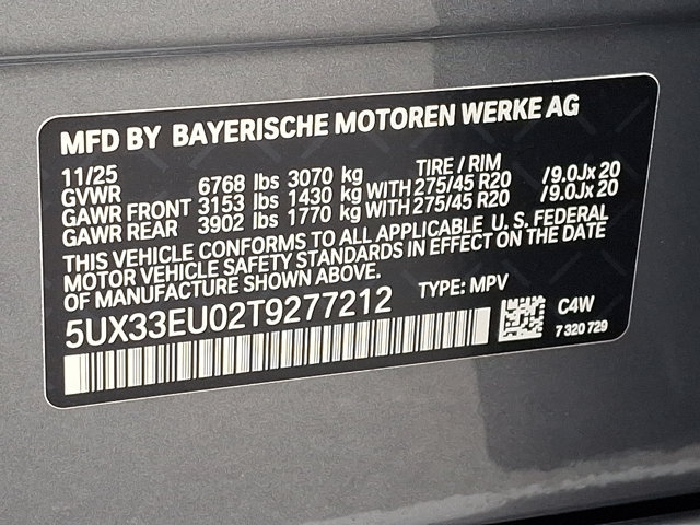 New 2026 BMW X5 M60i AWD/4WD image 20