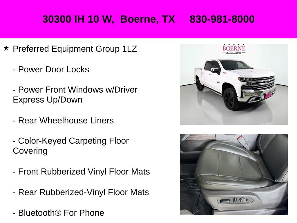 Used 2019 Chevrolet Silverado 1500 LTZ w/ LTZ Texas Edition image 20