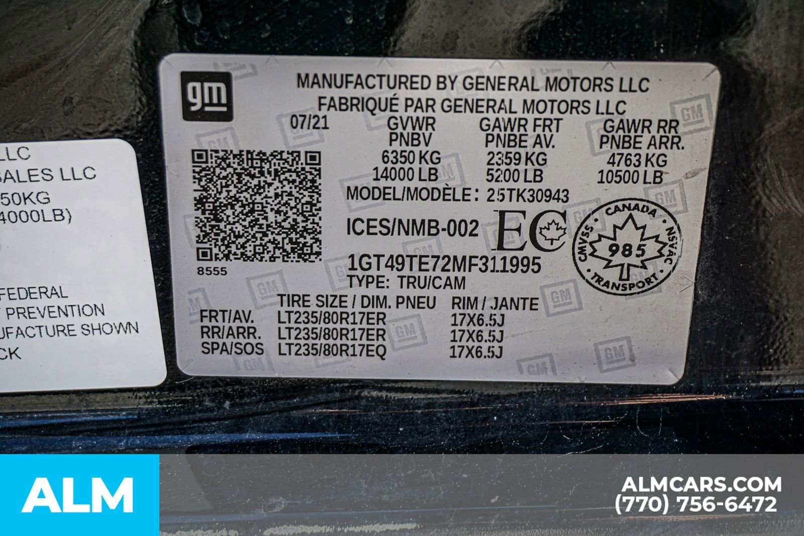 Used 2021 GMC Sierra 3500 SLE w/ SLE Value Package image 62