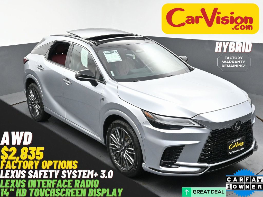 Used 2023 Lexus RX 500h F Sport w/ Accessory Package (Z1)
