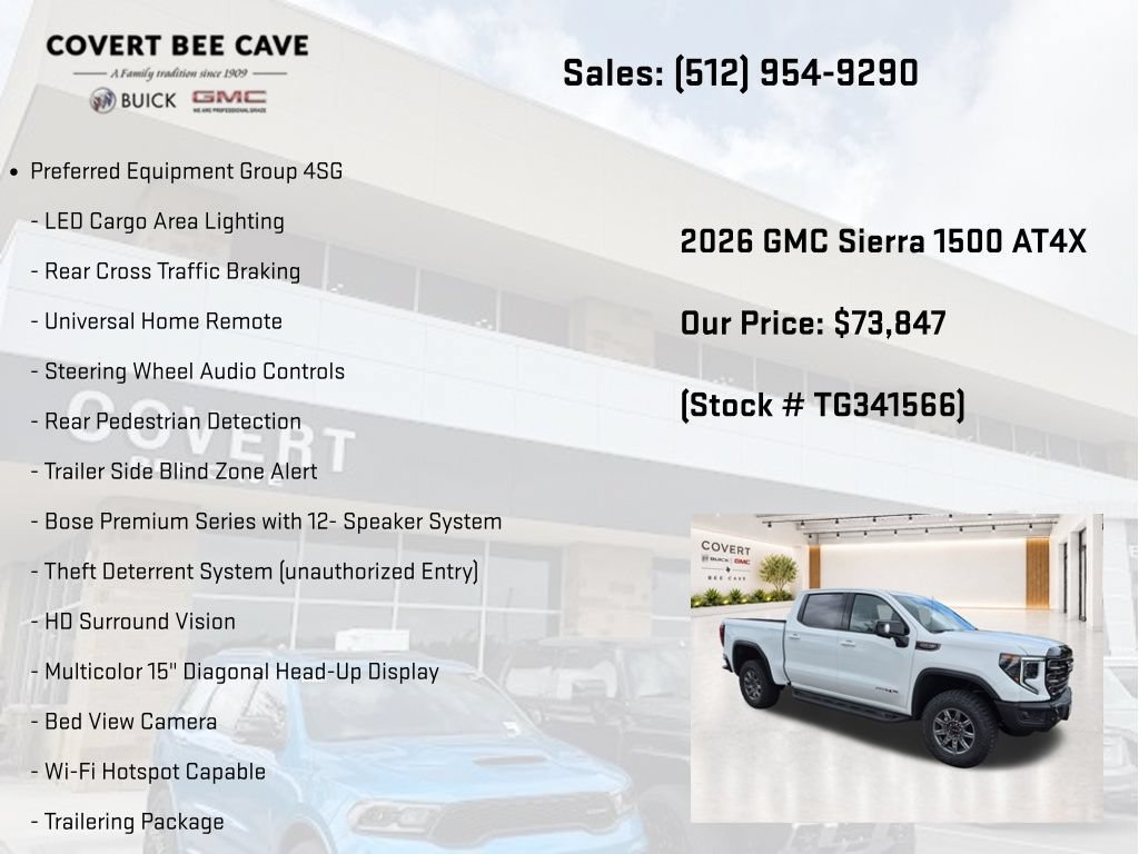 New 2026 GMC Sierra 1500 AT4X AWD/4WD image 25