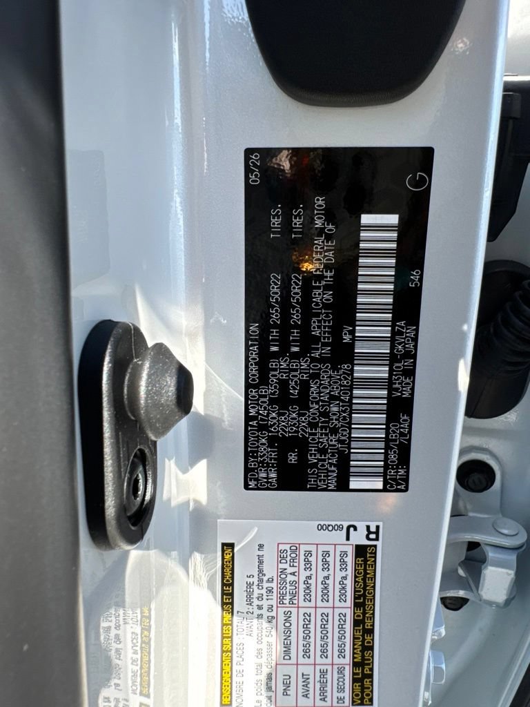 New 2026 Lexus LX 700h Luxury w/ Accessory Package (Z1) AWD/4WD image 30