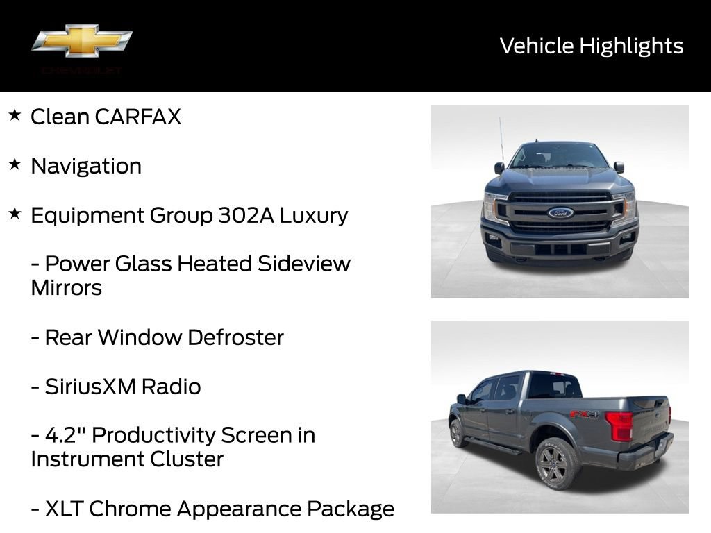 Used 2020 Ford F150 XLT w/ Equipment Group 302A Luxury AWD/4WD image 21