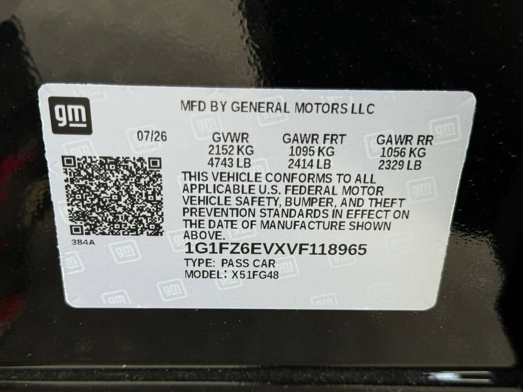 New 2027 Chevrolet Bolt RS w/ Technology Package FWD image 30