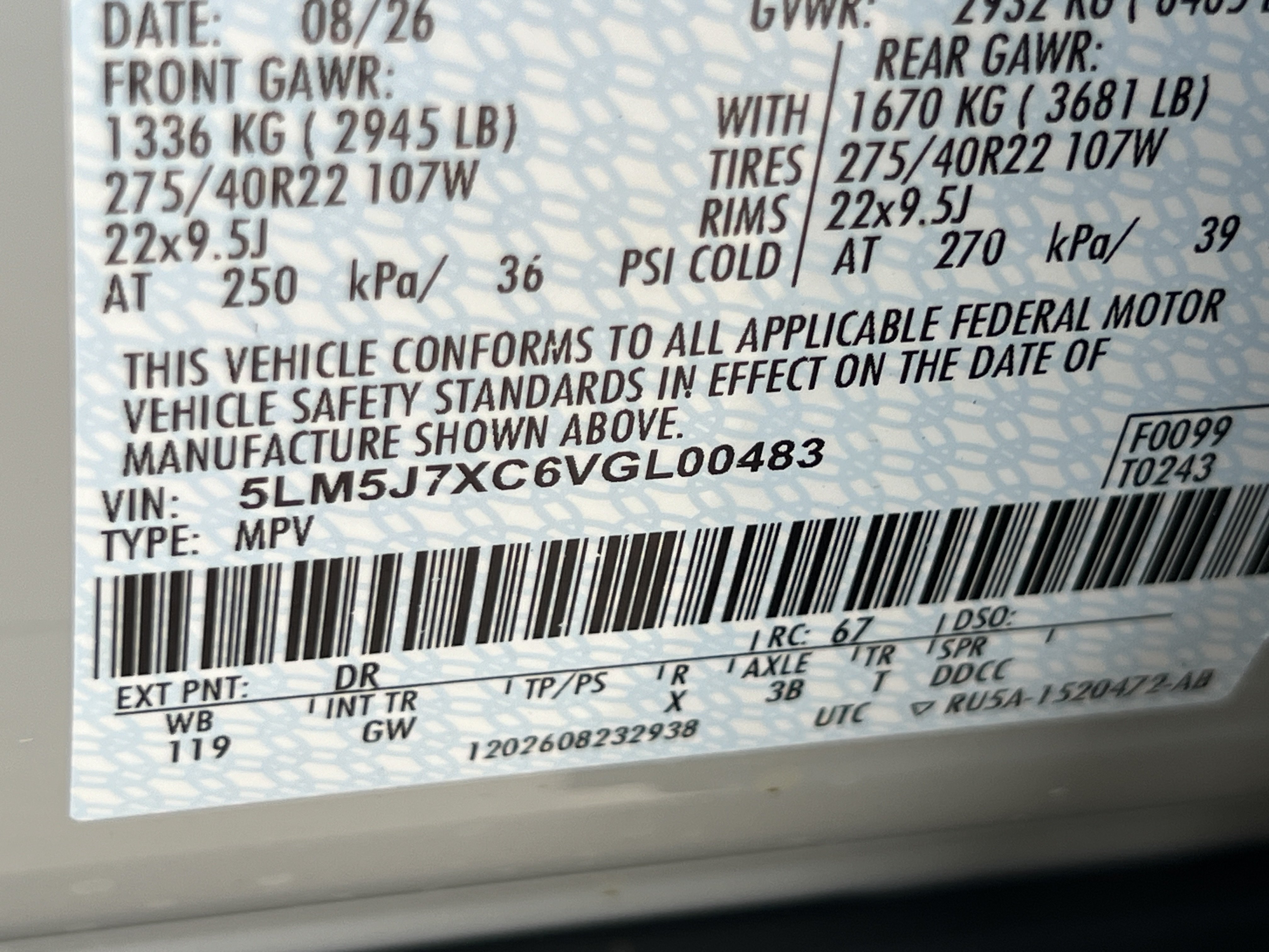 New 2027 Lincoln Aviator Reserve AWD/4WD image 31