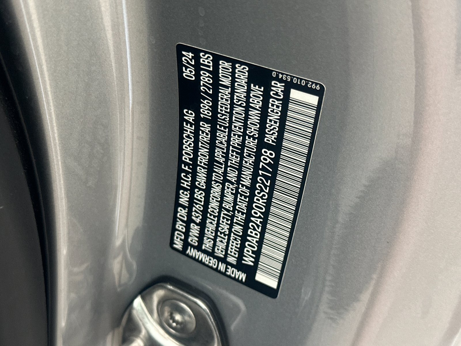 Certified 2024 Porsche 911 Carrera GTS RWD image 24