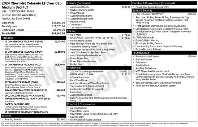 Used 2024 Chevrolet Colorado LT w/ LT Convenience Package III AWD/4WD image 27