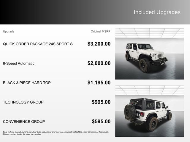 Used 2018 Jeep Wrangler Unlimited Sport S AWD/4WD image 4