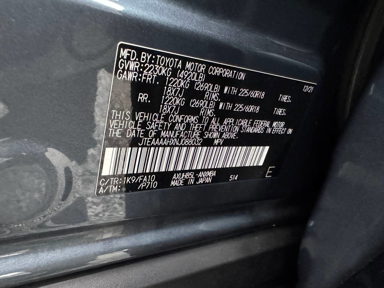 Used 2022 Toyota Venza LE AWD/4WD image 31