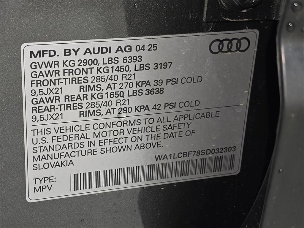 New 2025 Audi Q7 2.0T Premium Plus image 36