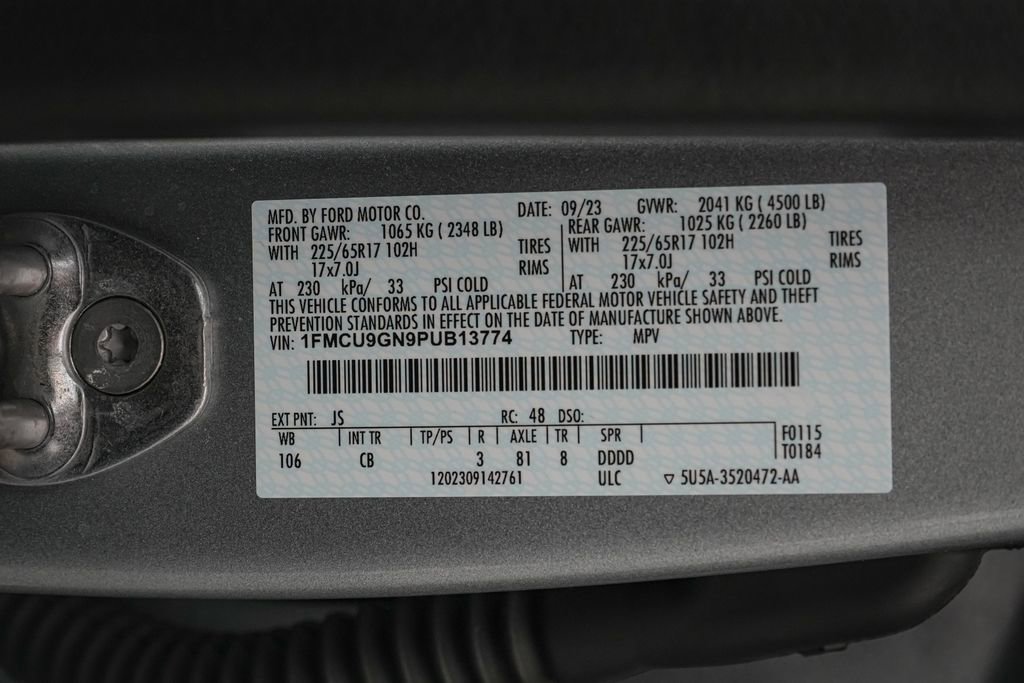 Certified 2023 Ford Escape Active image 23
