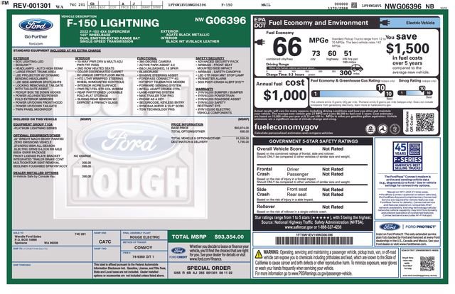 Used 2022 Ford F150 Lightning Platinum image 14