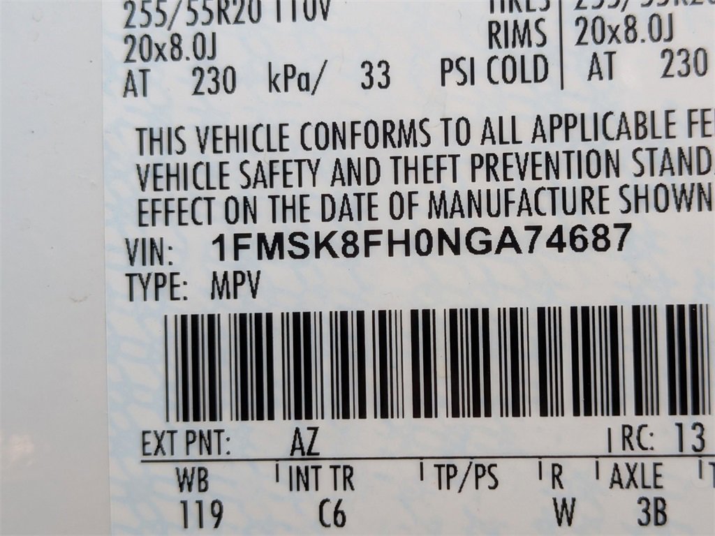 Used 2022 Ford Explorer Limited w/ Equipment Group 301A image 34