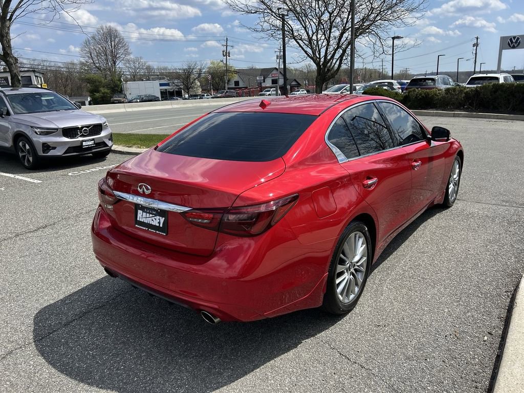 Certified 2023 INFINITI Q50 Luxe w/ Cargo Package image 8