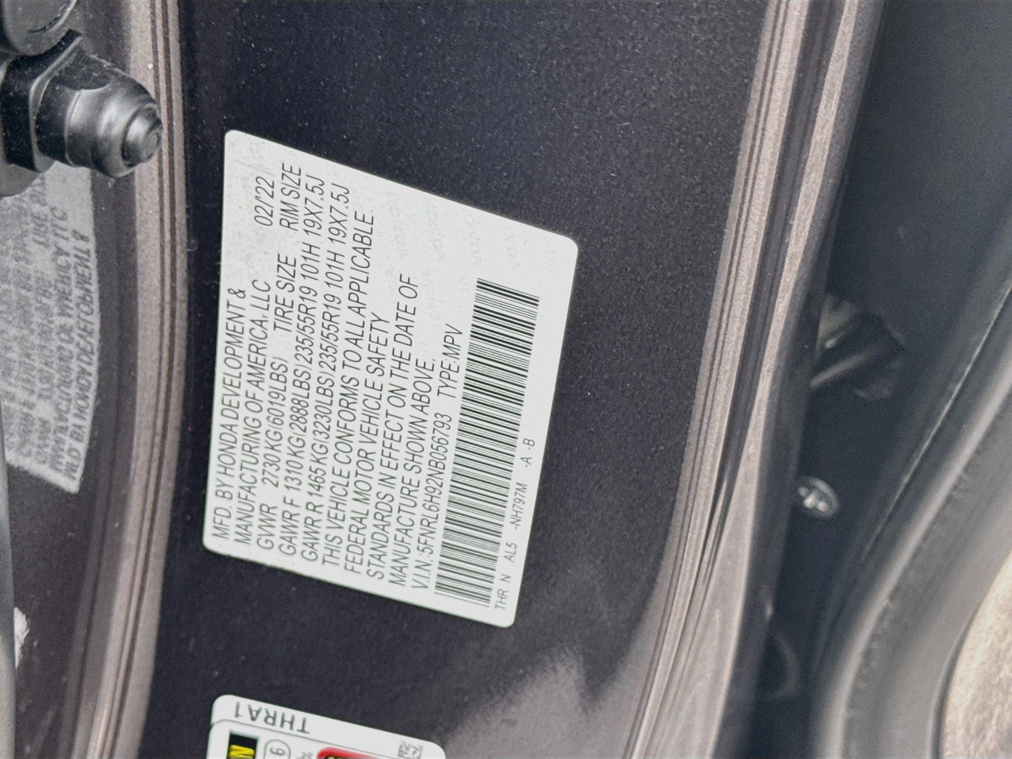 Certified 2022 Honda Odyssey Elite image 36