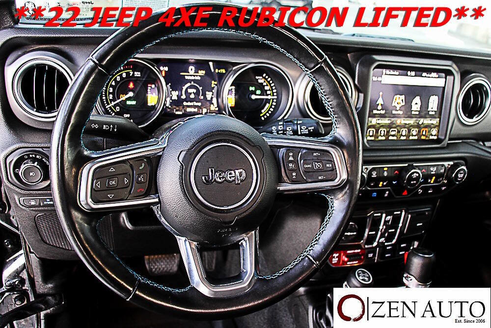 Used 2022 Jeep Wrangler Unlimited Rubicon 4xe w/ Cold Weather Group image 27