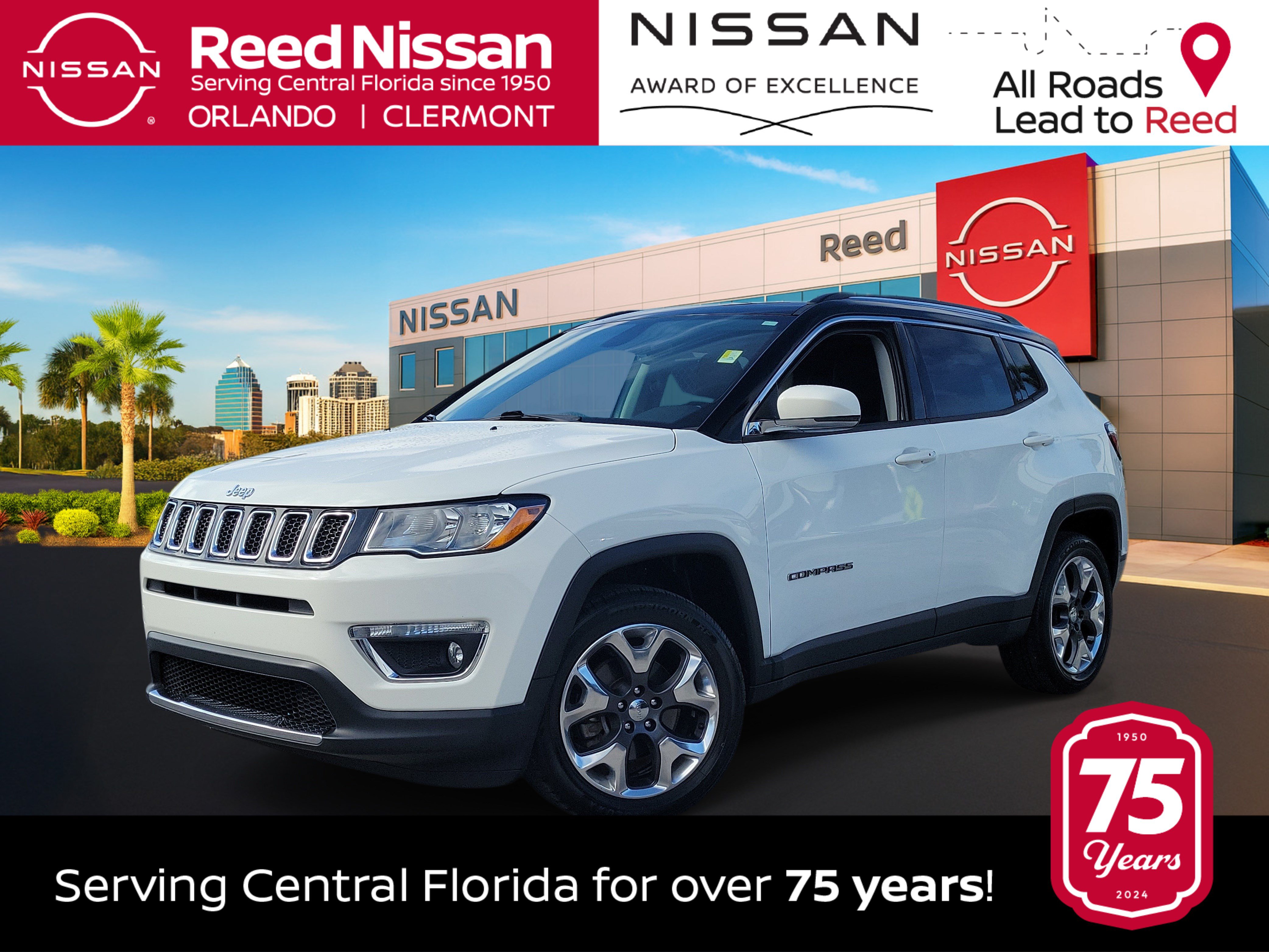 Used 2019 Jeep Compass Limited AWD/4WD image 1