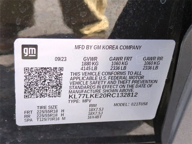 Certified 2024 Chevrolet Trax ACTIV w/ Sunroof Package image 33