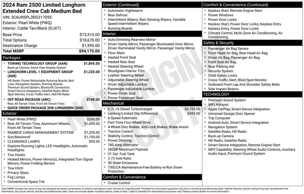 Used 2024 RAM 2500 Limited w/ Towing Technology Group image 5
