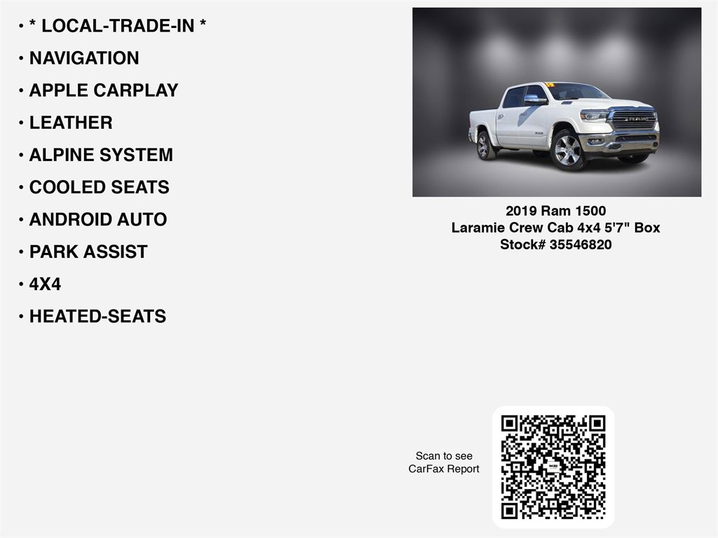 Used 2019 RAM 1500 Laramie image 7