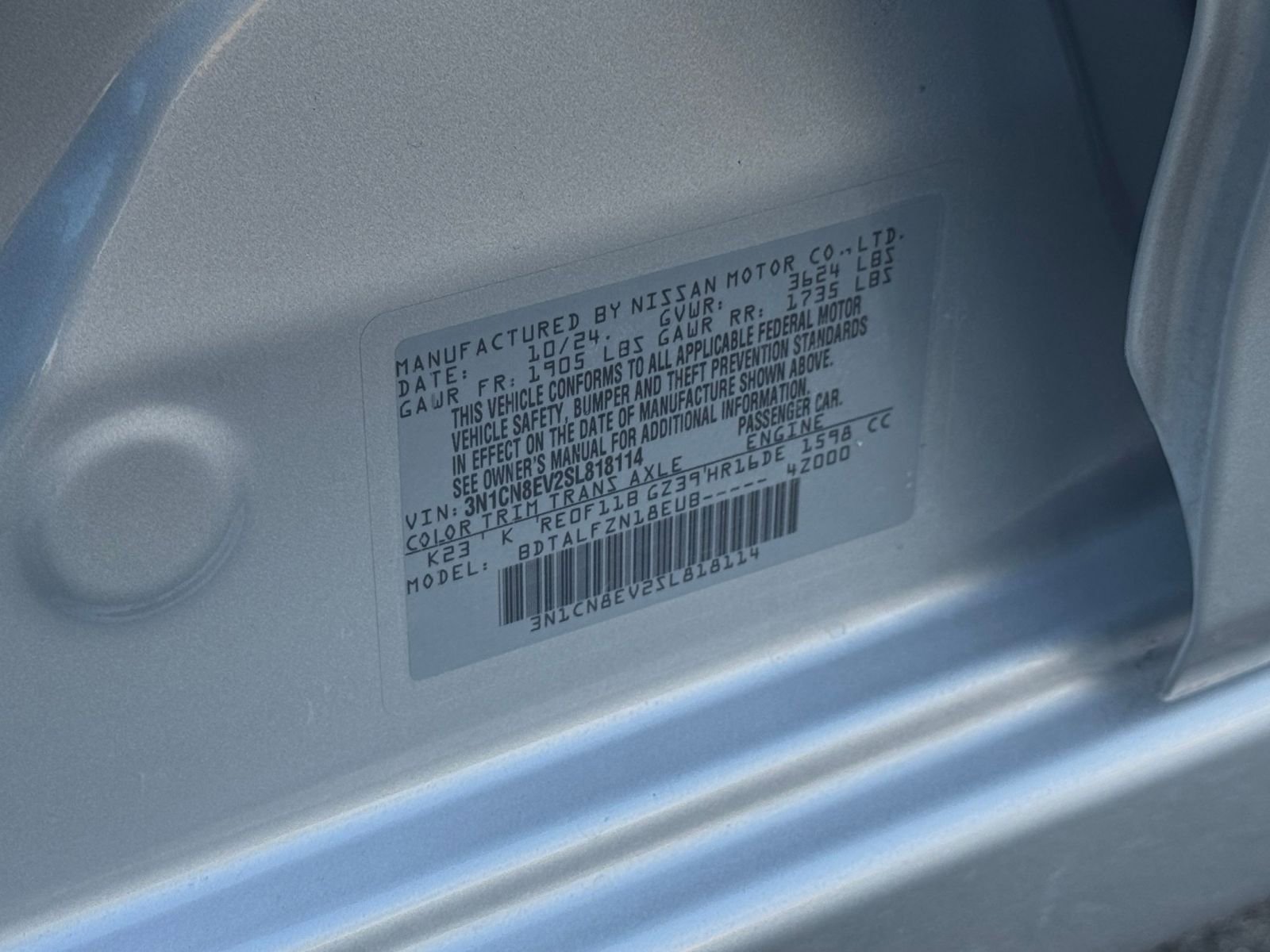 Used 2025 Nissan Versa SV FWD image 28