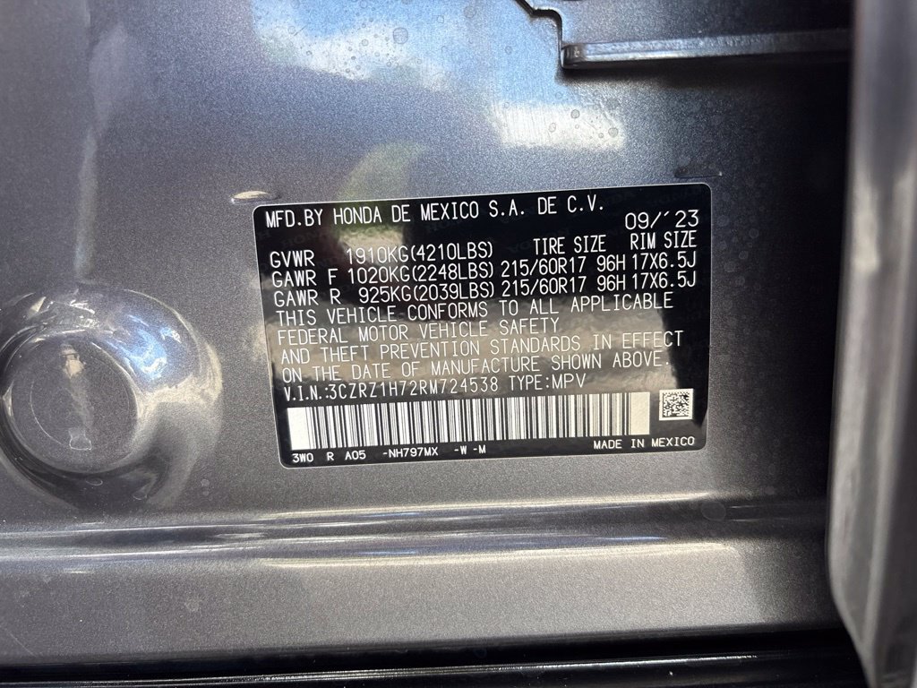 Used 2024 Honda HR-V EX-L image 10