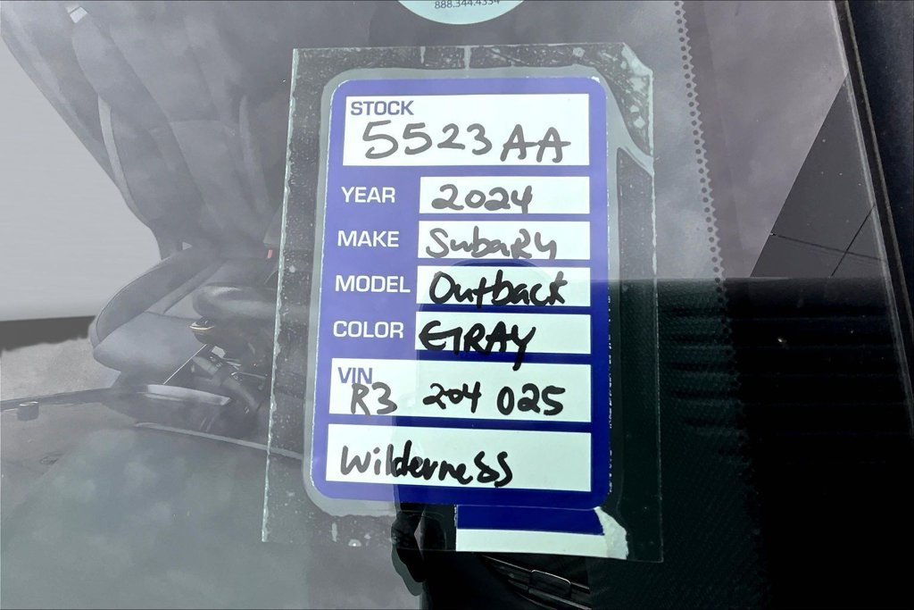 Certified 2024 Subaru Outback Wilderness AWD/4WD image 26