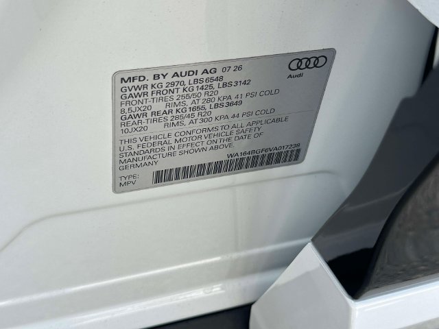New 2027 Audi Q6 e-tron Prestige AWD/4WD image 14