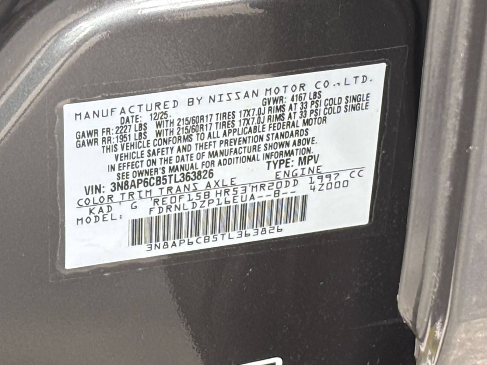 Used 2026 Nissan Kicks SV w/ Cold Weather Package AWD/4WD image 30