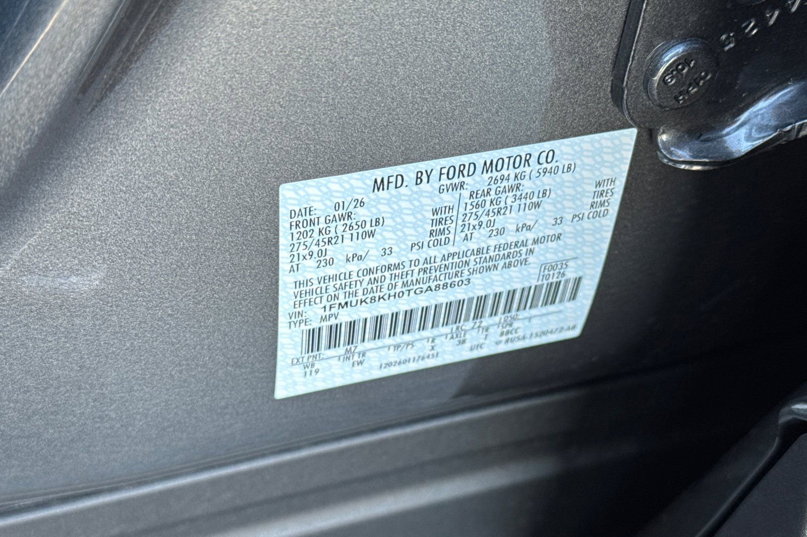 New 2026 Ford Explorer ST-Line w/ ST-Line Street Pack image 34
