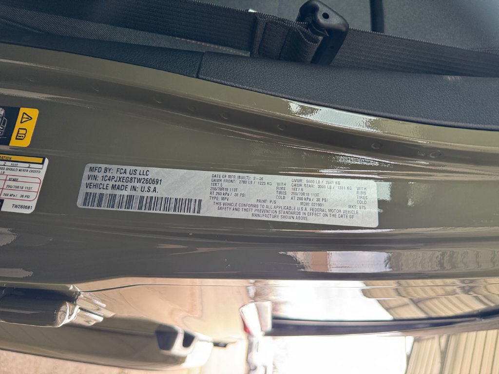New 2026 Jeep Wrangler Unlimited Sahara w/ Safety Group AWD/4WD image 31