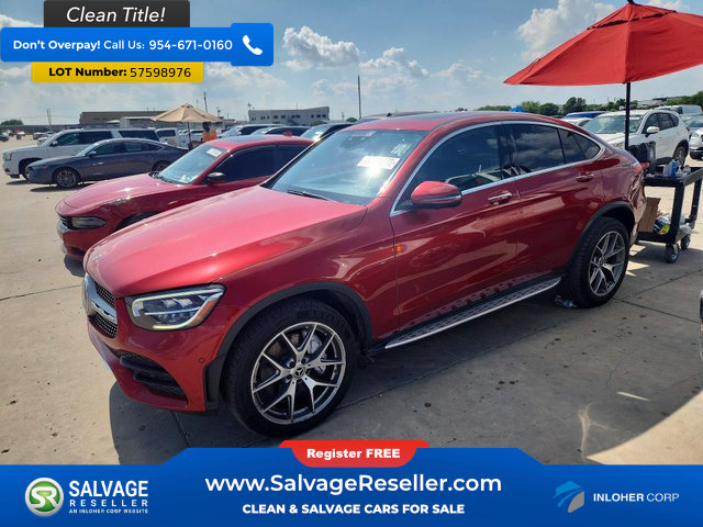 Used 2020 Mercedes-Benz GLC 300 4MATIC Coupe w/ AMG Line image 1