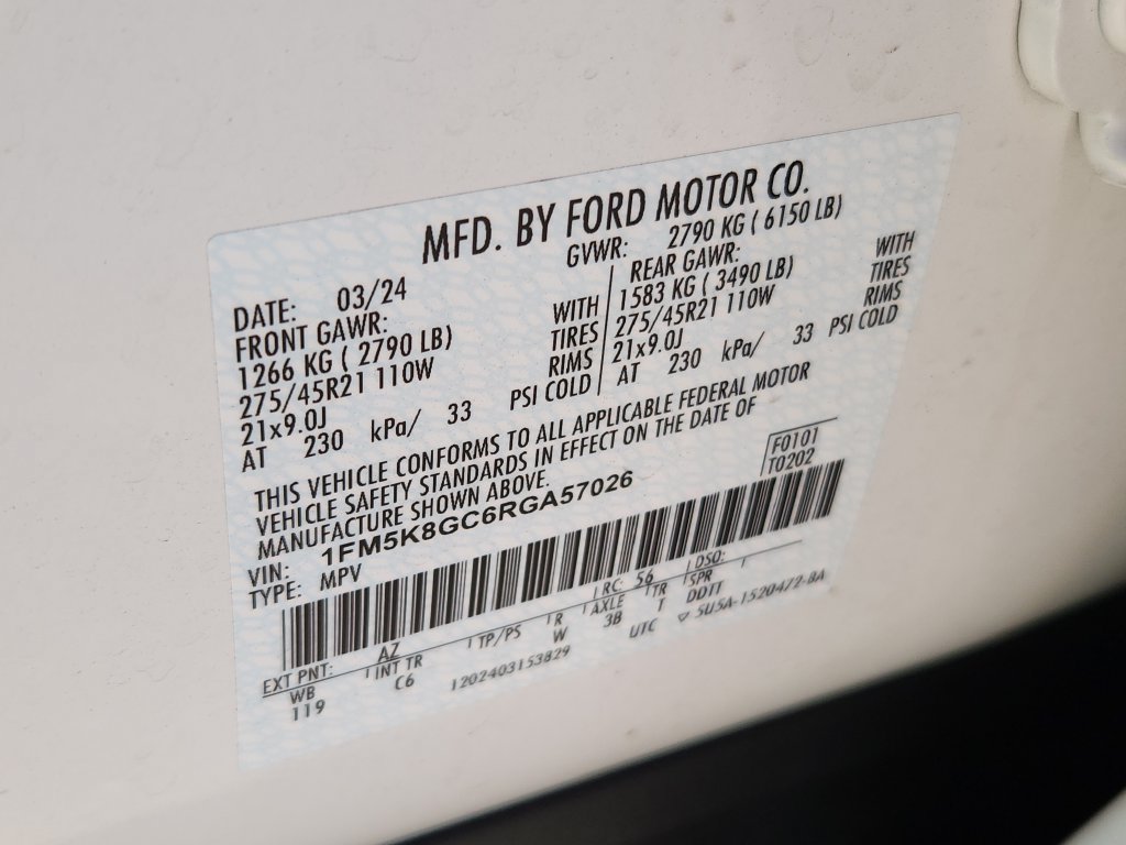 Used 2024 Ford Explorer ST w/ Equipment Group 401A AWD/4WD image 18