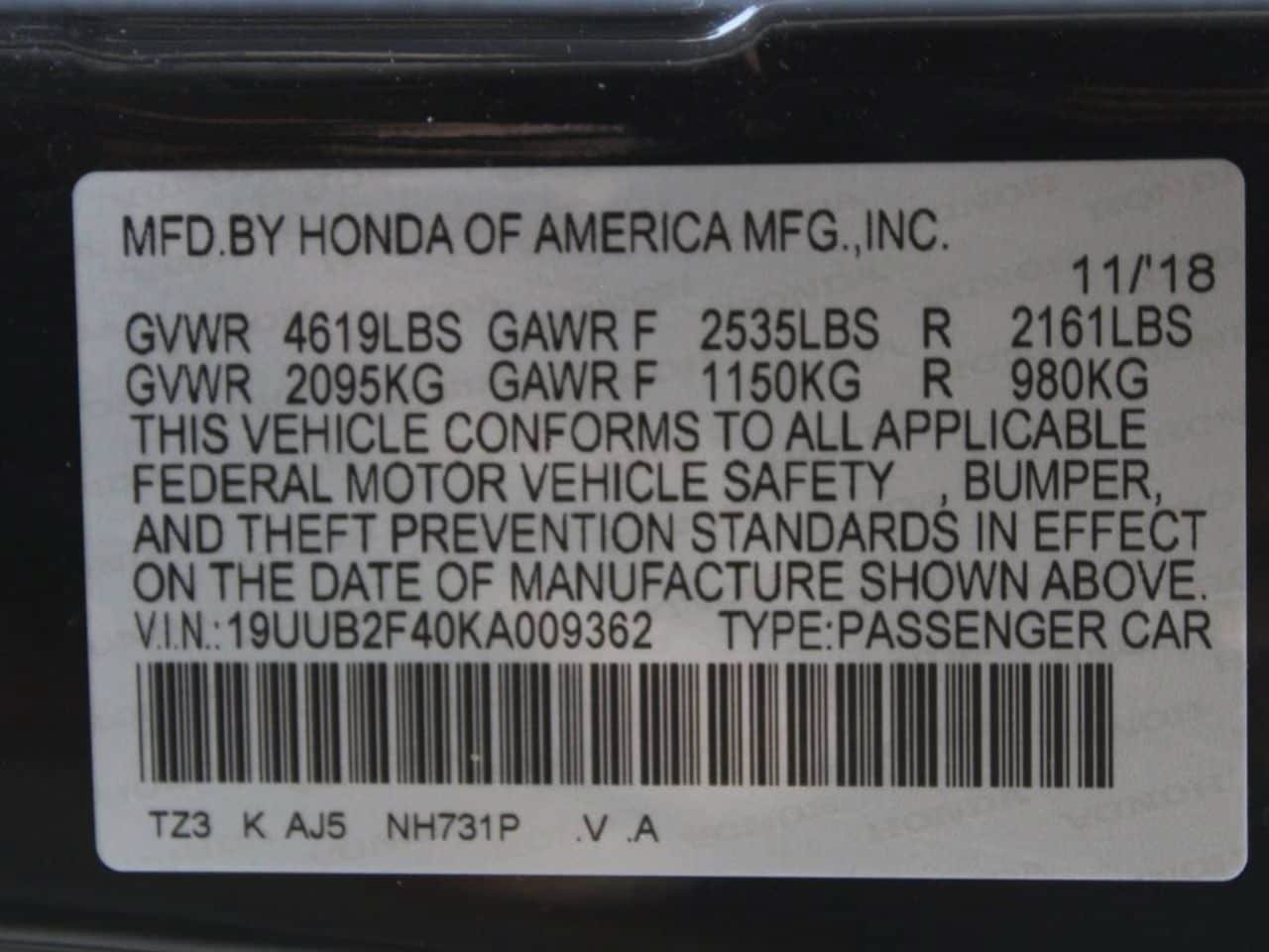 Used 2019 Acura TLX V6 w/ Technology Package FWD image 40