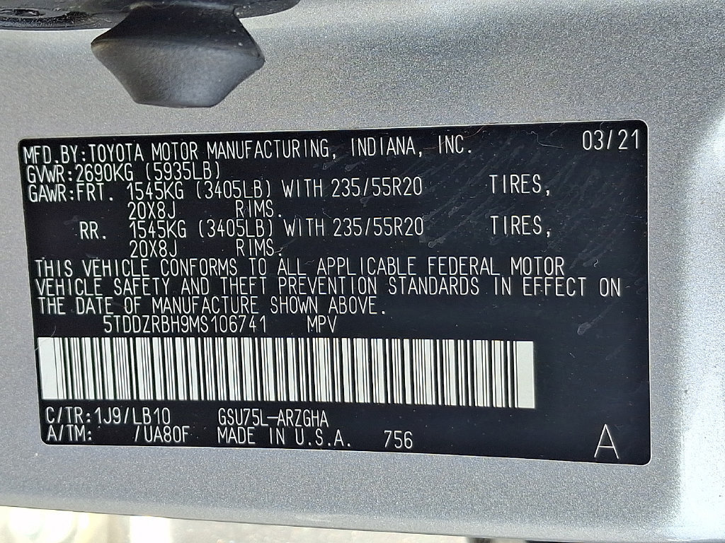 Used 2021 Toyota Highlander Limited AWD/4WD image 31