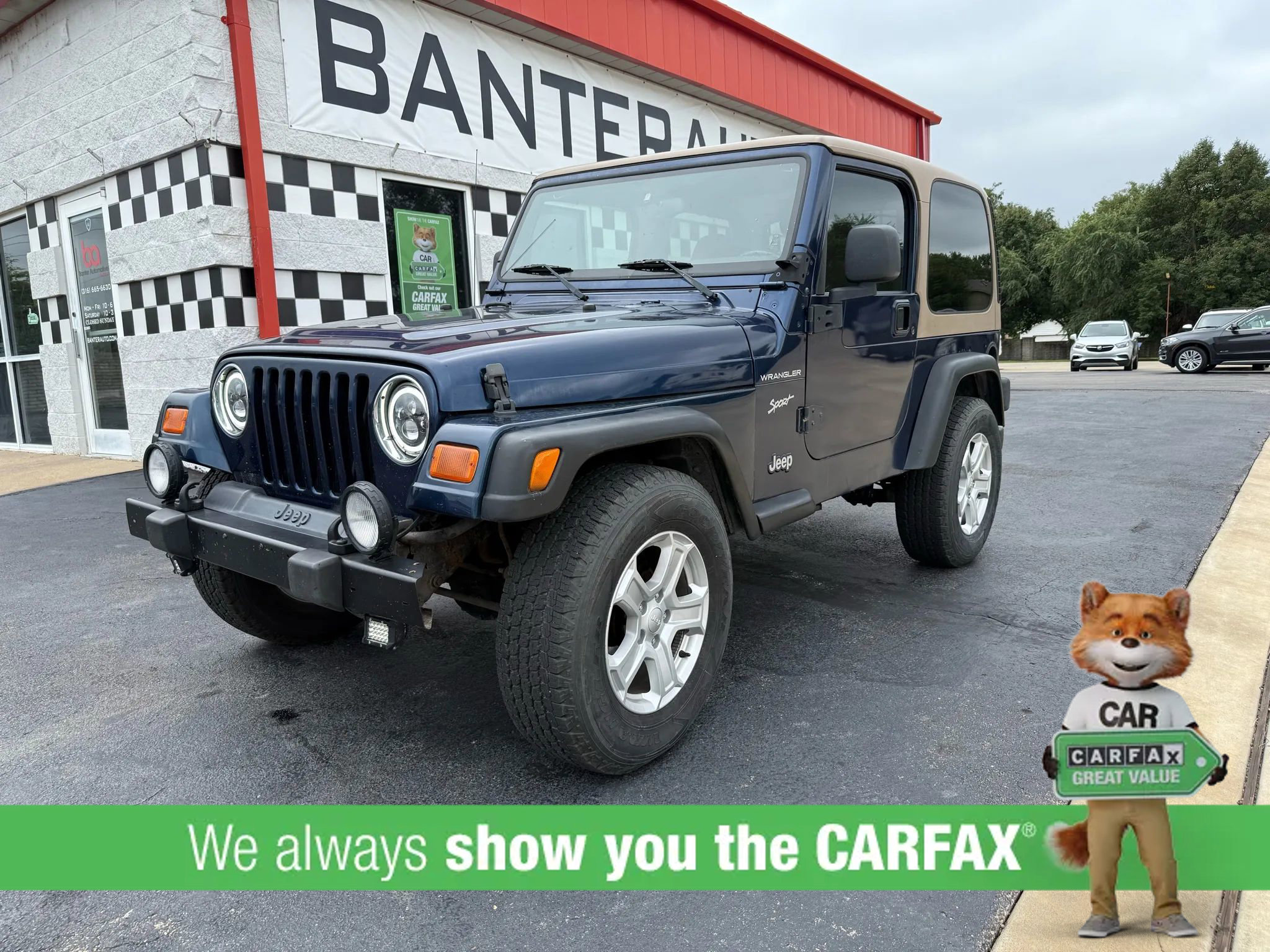 Used 2002 Jeep Wrangler Sport image 1