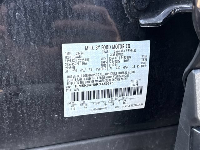 Used 2024 Ford Explorer ST-Line w/ Class IV Trailer Tow Package AWD/4WD image 25