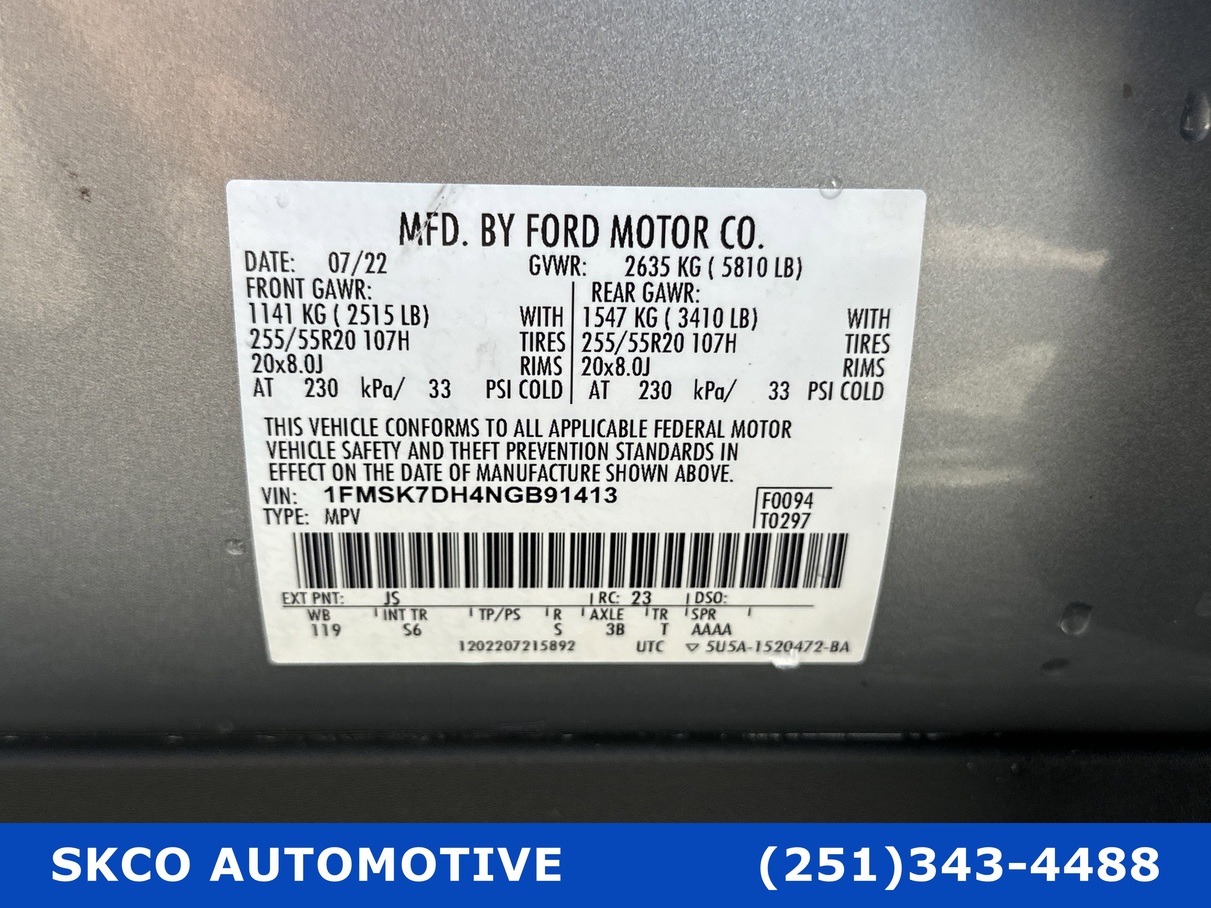 Used 2022 Ford Explorer XLT w/ Equipment Group 202A image 26