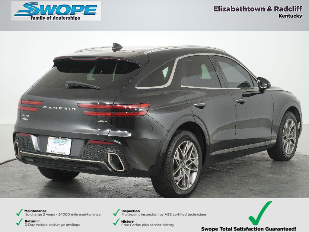 Used 2024 Genesis GV70 2.5T AWD/4WD image 3