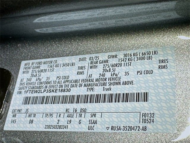 New 2025 Ford F150 STX w/ STX Black Appearance Package image 24