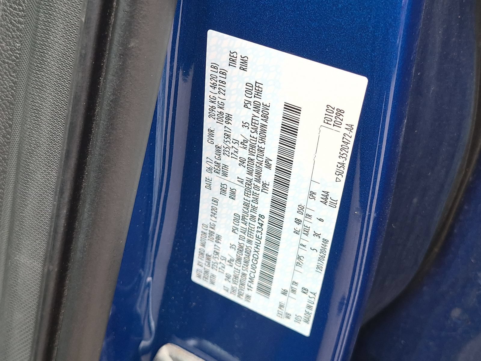 Used 2017 Ford Escape SE w/ Equipment Group 201A FWD image 31
