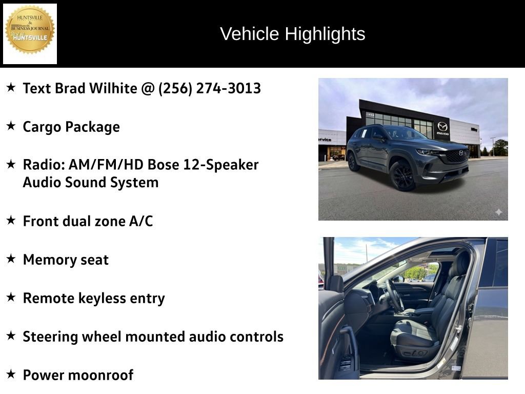 Certified 2026 MAZDA CX-50 AWD 2.5 Hybrid w/ Cargo Package image 6