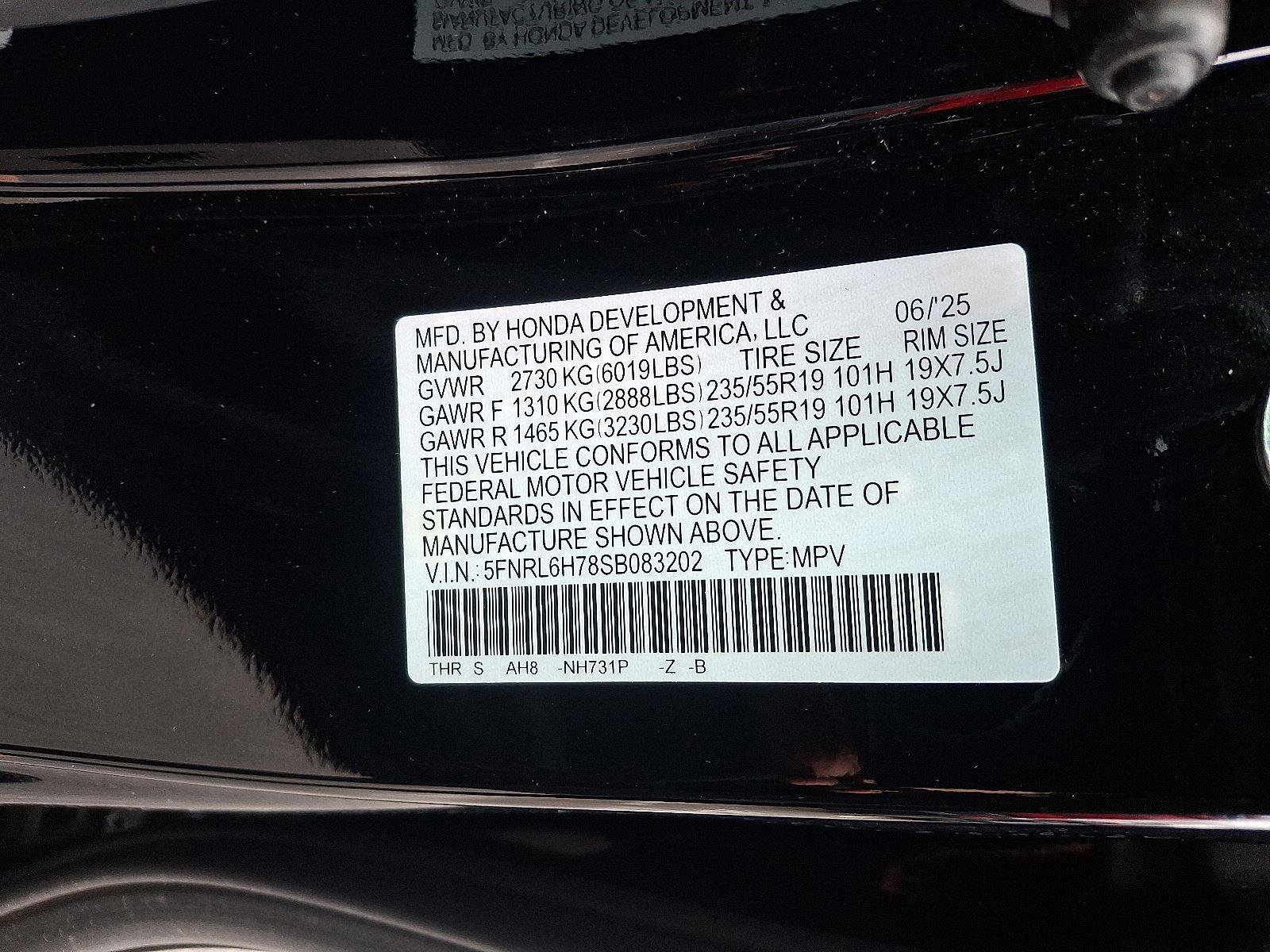 Used 2025 Honda Odyssey Sport-L image 29