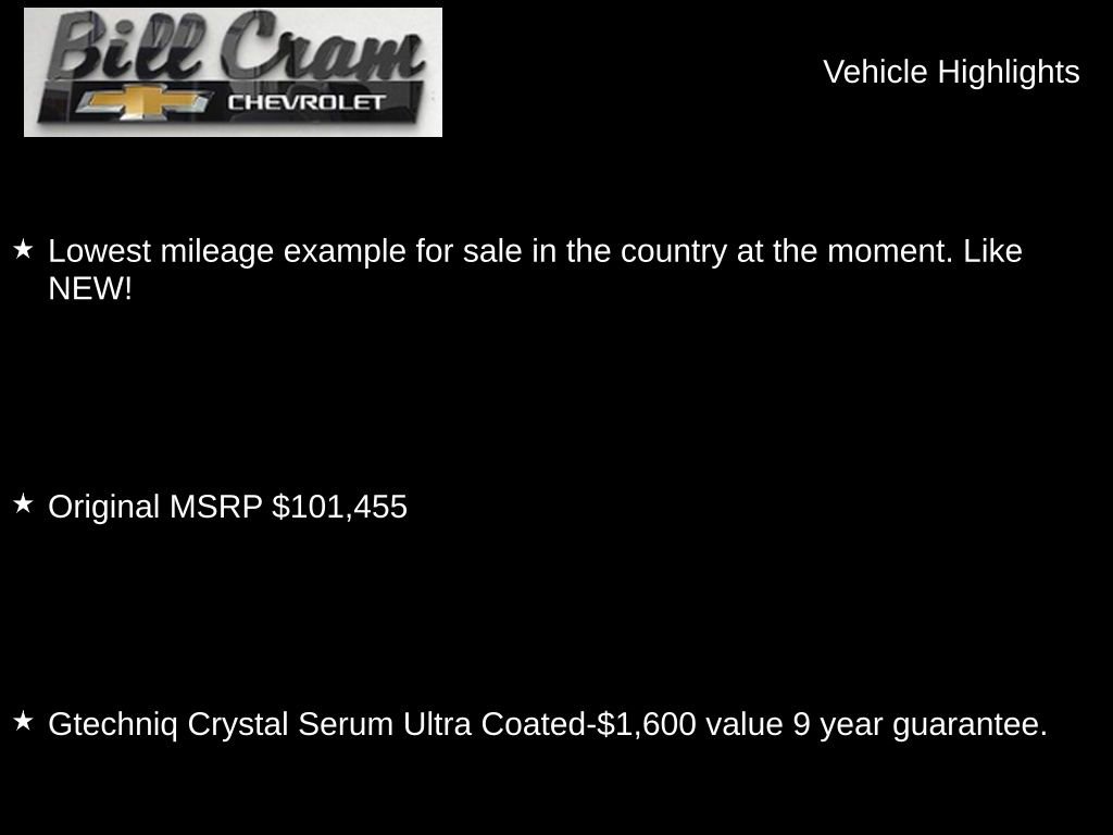 Used 2016 Chevrolet Corvette Z06 w/ 3LZ Preferred Equipment Group RWD image 5