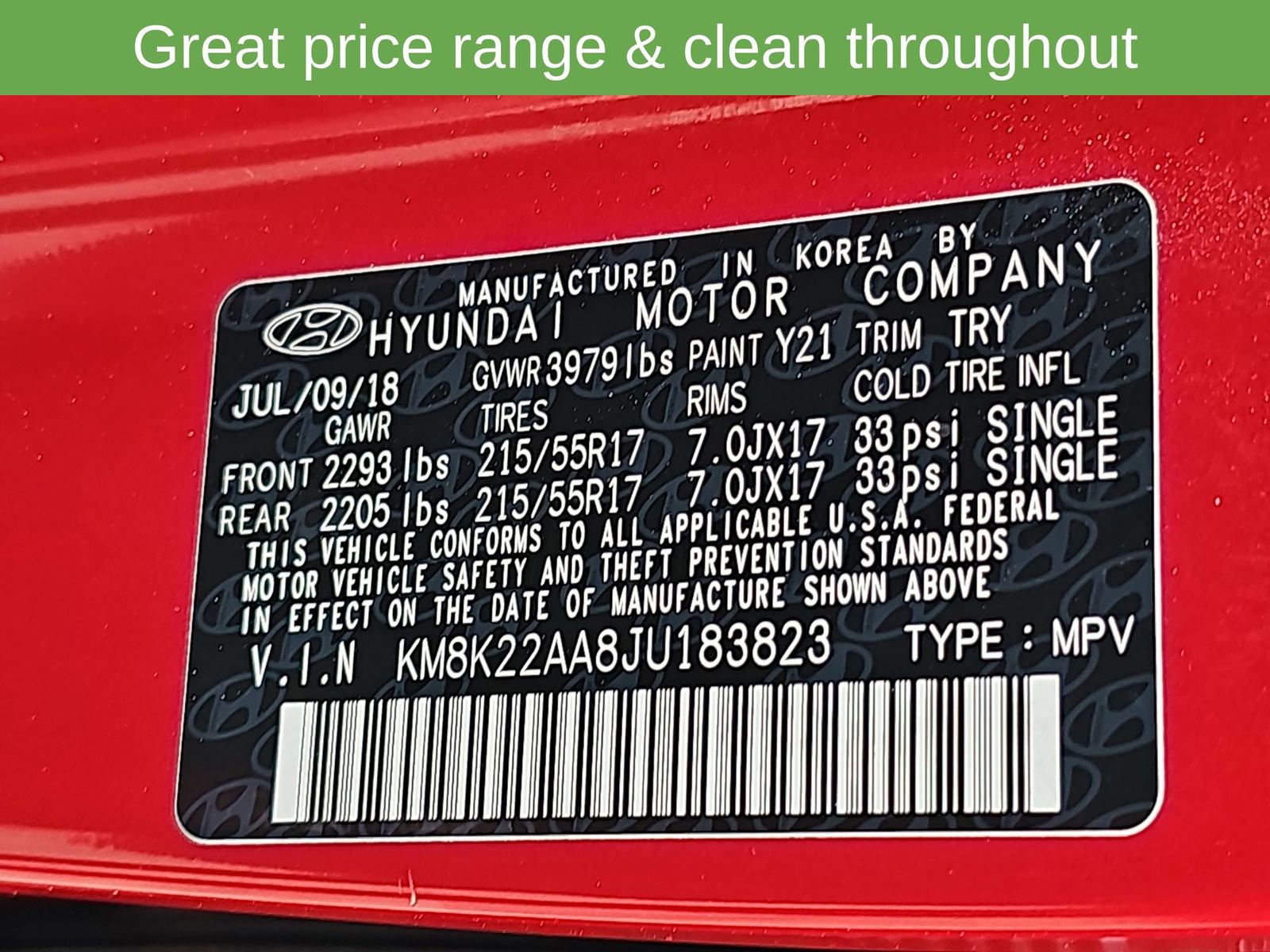 Used 2018 Hyundai Kona SEL FWD image 40
