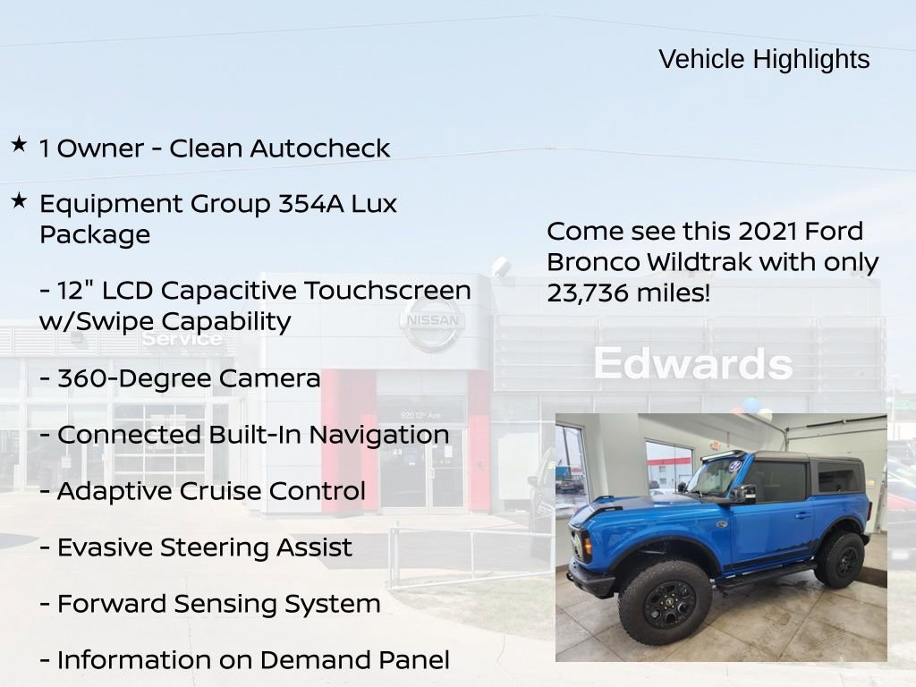 Used 2021 Ford Bronco Wildtrak AWD/4WD image 11