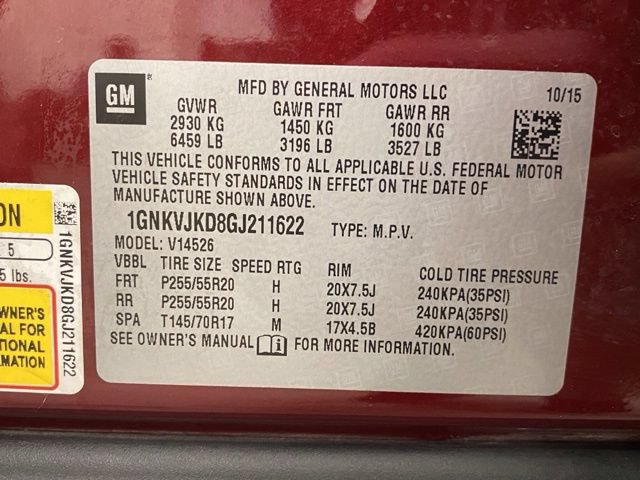 Used 2016 Chevrolet Traverse LTZ AWD/4WD image 40
